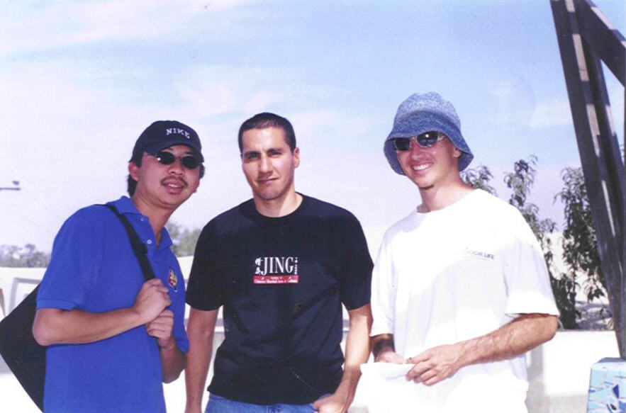 Brennan Hubbell with China friends