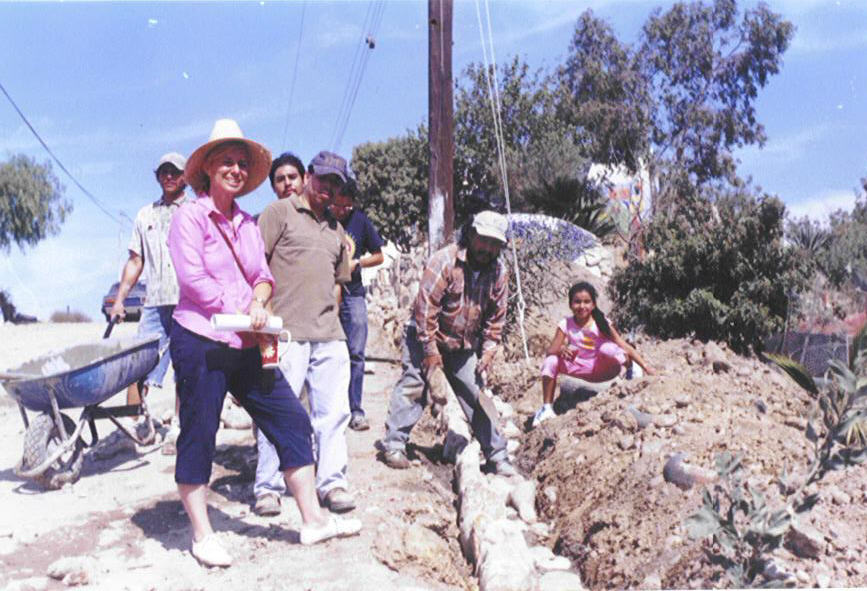 Christine Brady and Voluteers Colonia La Esperanza